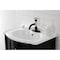 Kingston Brass KSD2826RX Single-Handle Bathroom Faucet with Push Pop-Up, Matte Black/Polished Nickel KSD2826RX - alternate 2